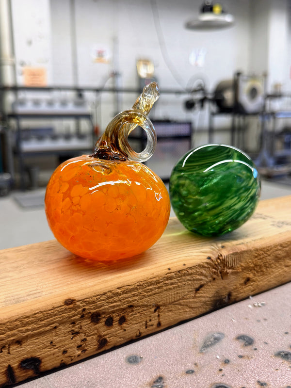 September Hot Glass: 20 Minute Workshops (Pumpkin or Paperweight)